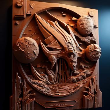 3D модель St EVE Online Кронос игра (STL)